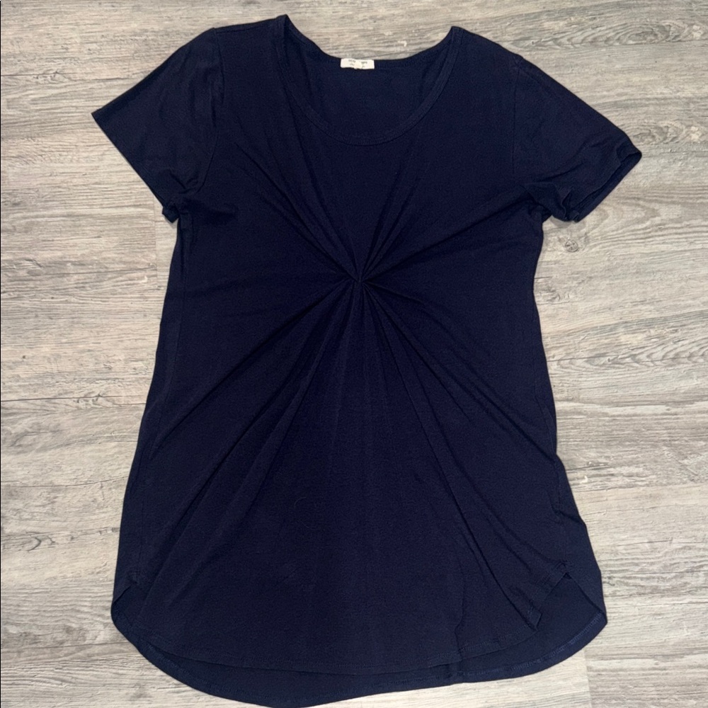 Cotton T-Shirt Navy Dress